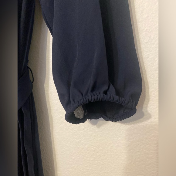 Nanette Lepore Women's Pleated Dress with Tie String Size 8 - Picture 4 of 10